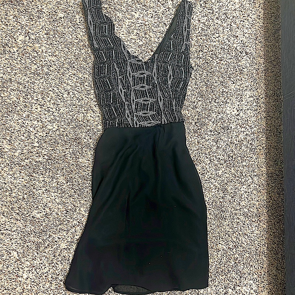 black sparkle dress, small, trixxi clothing company
